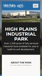 Mobile Screenshot of highplainsindustrialpark.com
